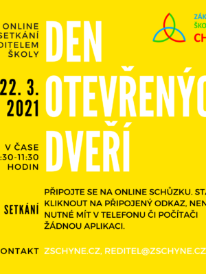 Den otevřených dveří 22. března ONLINE