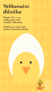 Parťáci zvou na Velikonoční trhy 23.3., přijďte přispět na sbírku pro děti